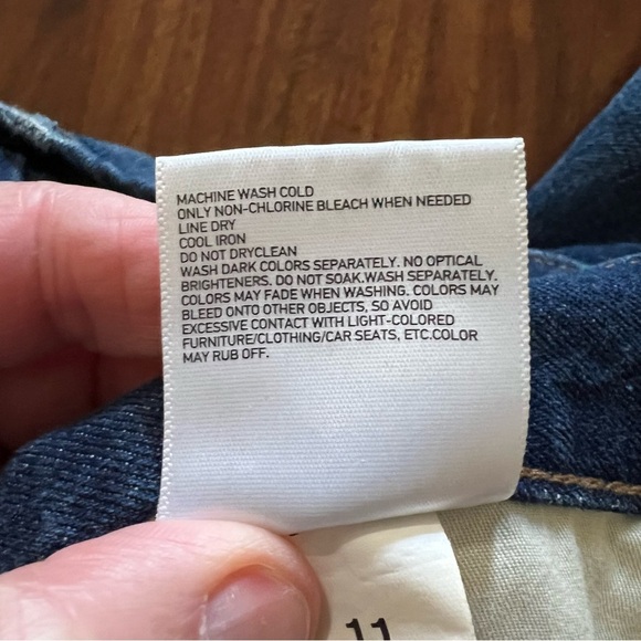 Uniqlo Denim Jean Shorts size 26 Dark Wash - Picture 4 of 5